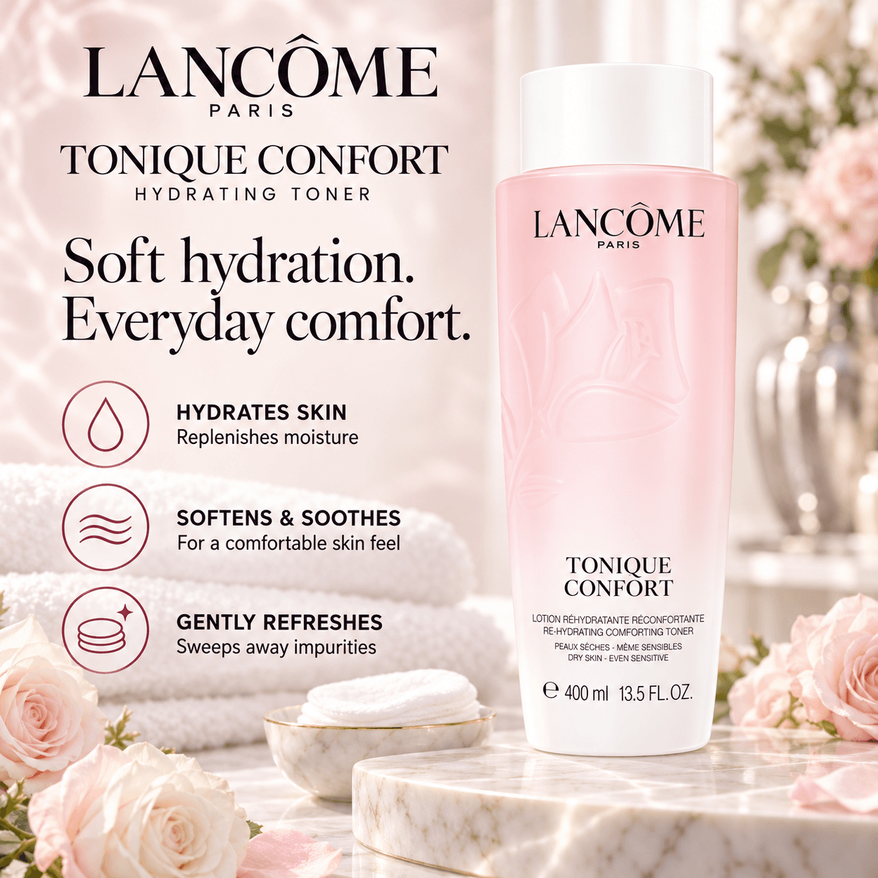 Tonique Confort Hyaluronic Acid Toner