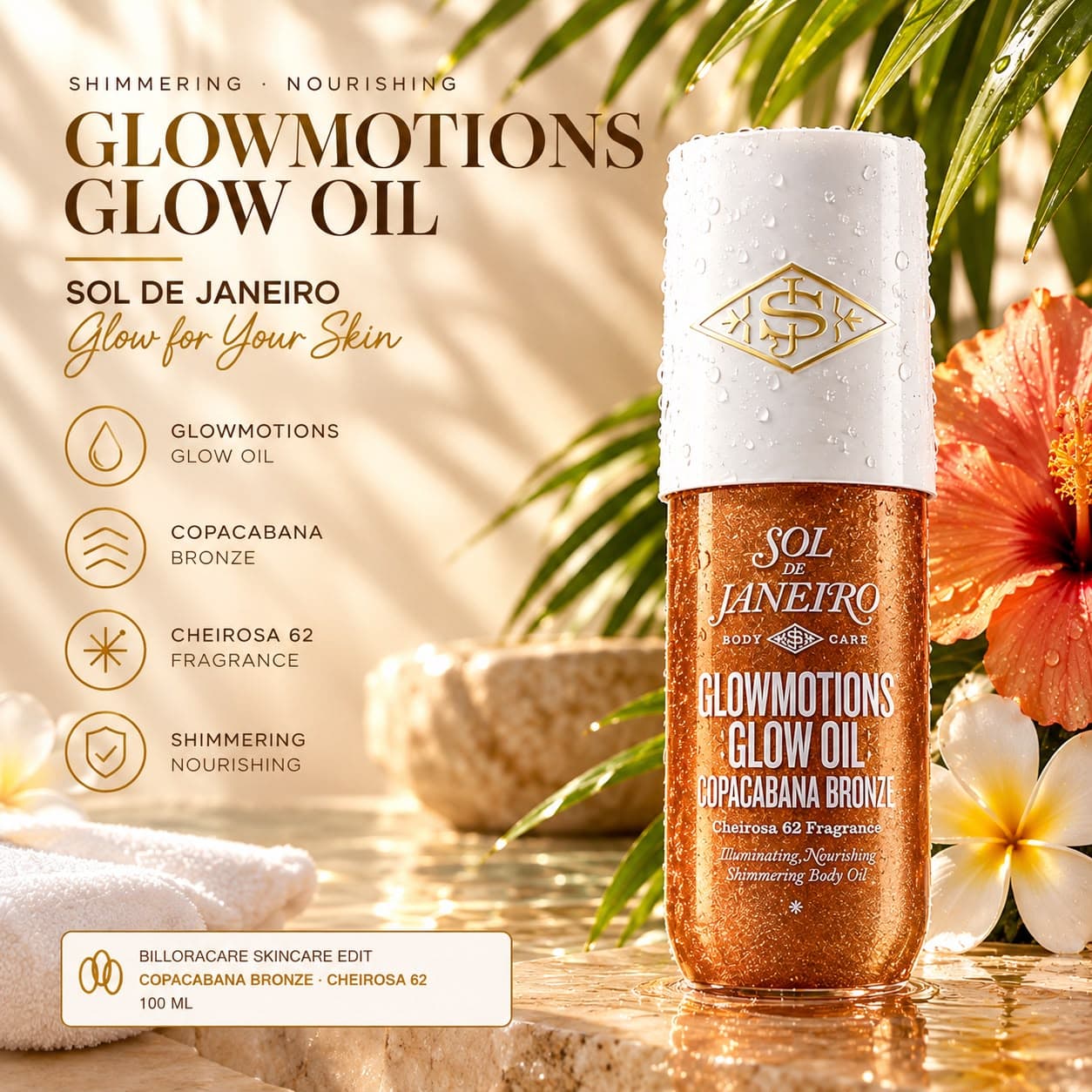 Sol de Janeiro GlowMotions Glow Body Oil – Copacabana Bronze