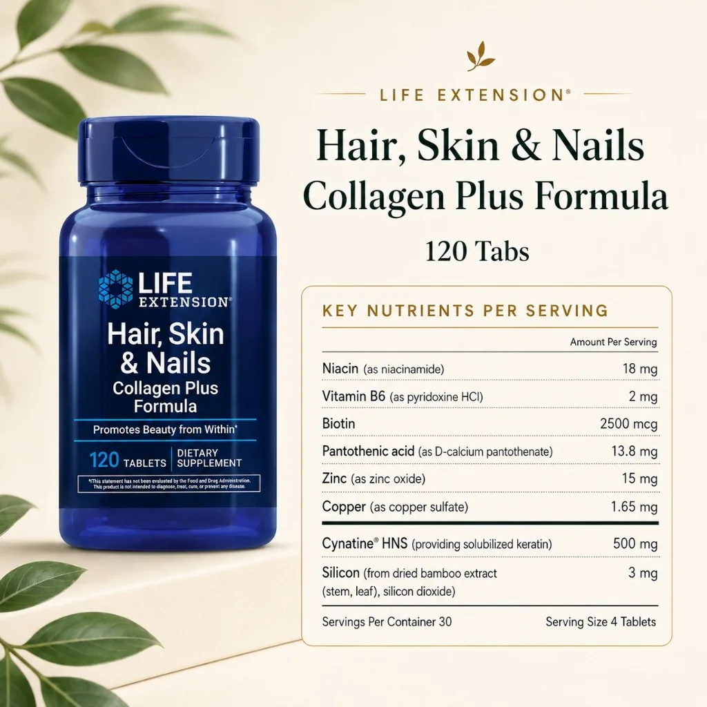 Hair, Skin & Nails Collagen Plus