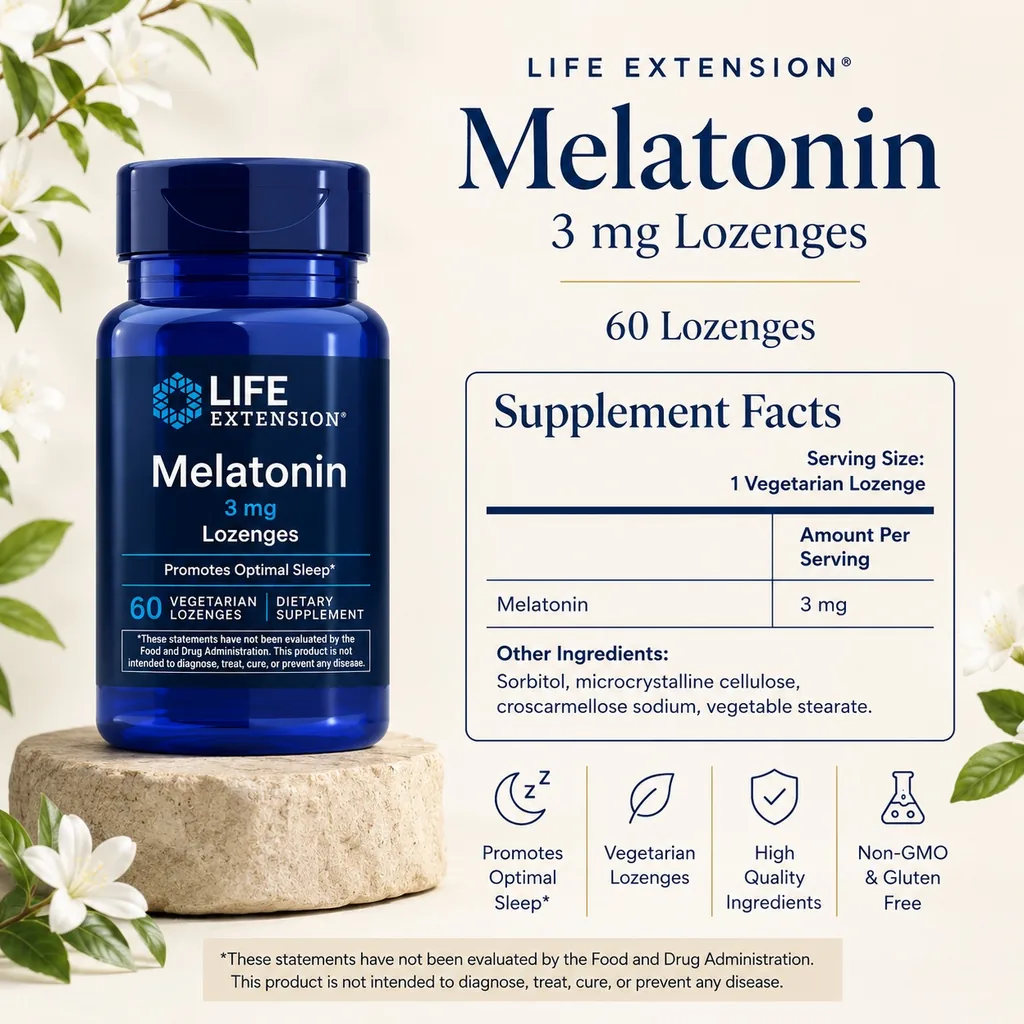 Life Extension – Melatonin Lozenges