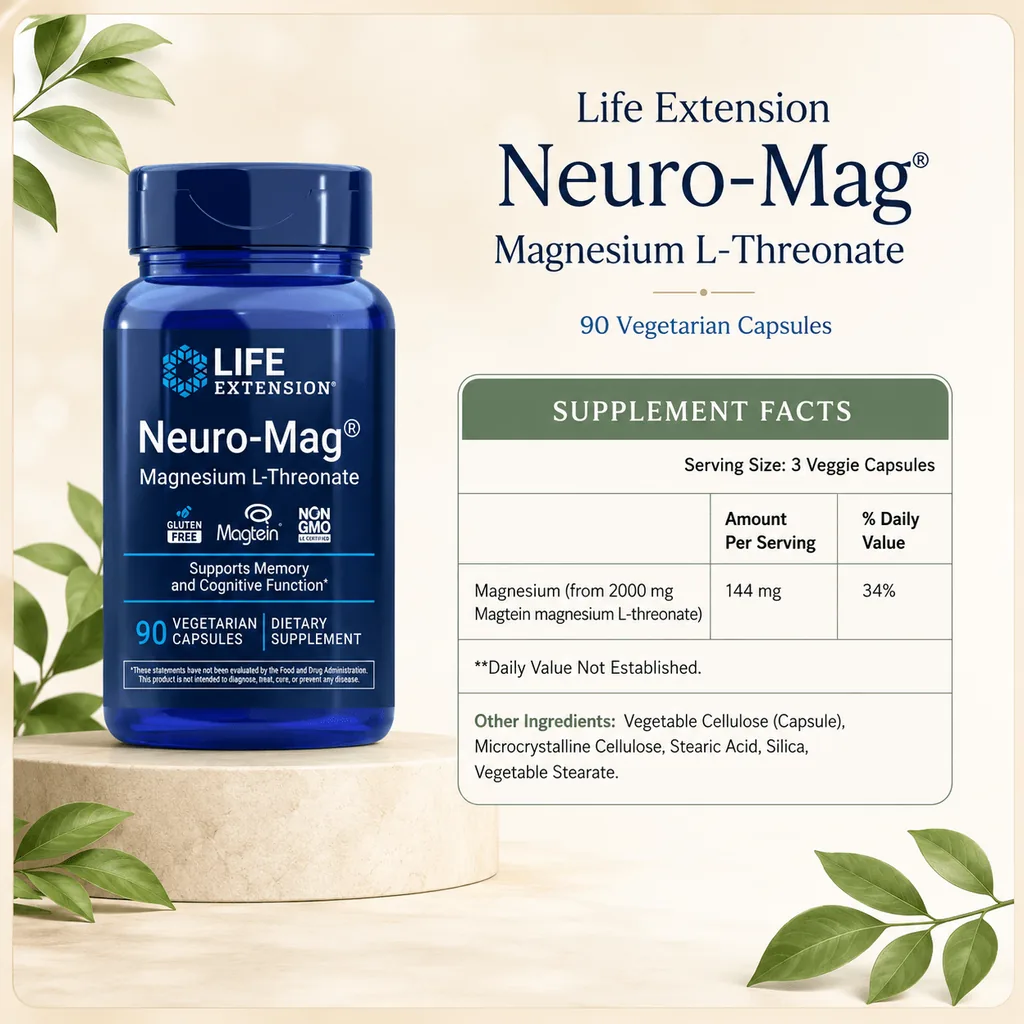 Life Extension Neuro-Mag L-Threonate