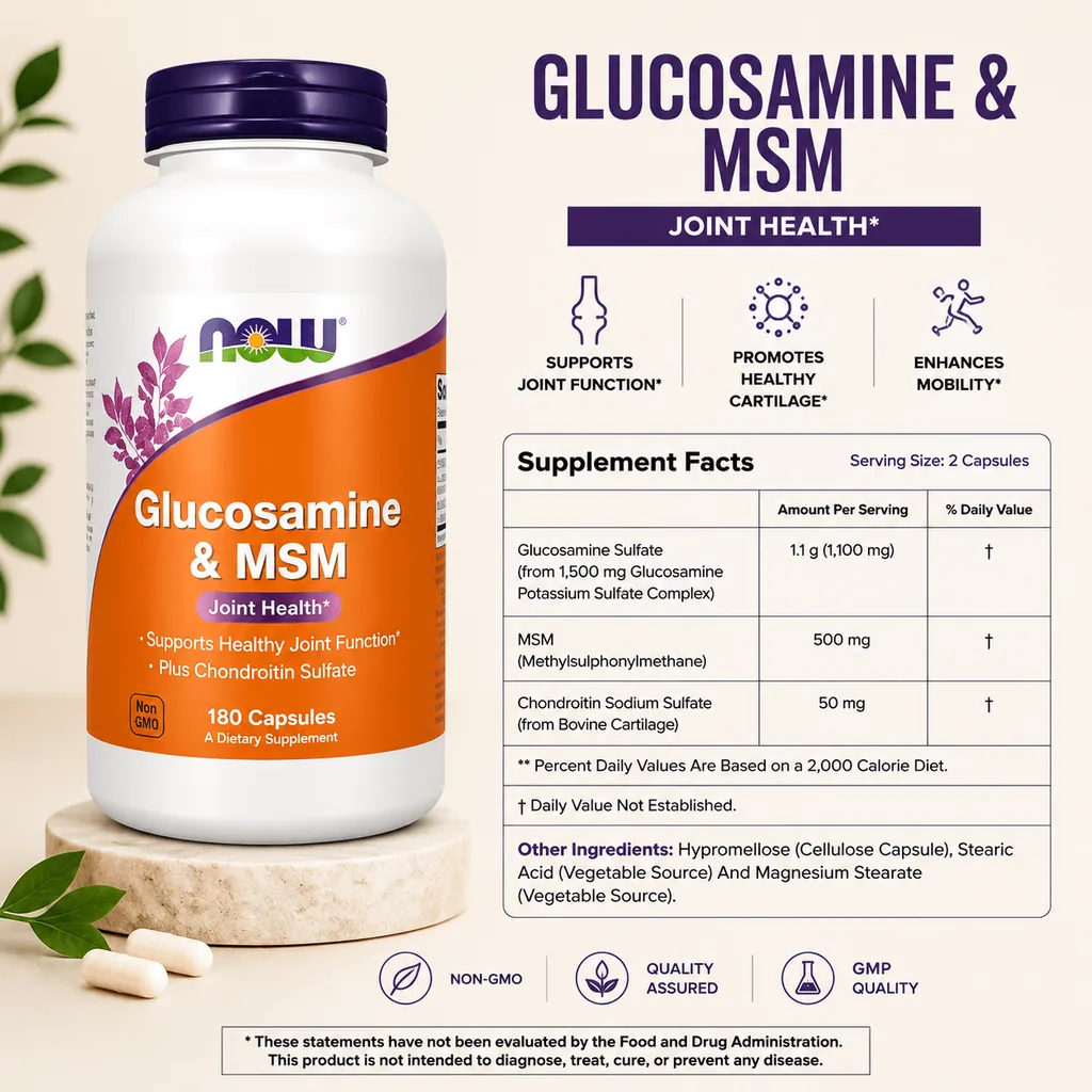 NOW Foods – Glucosamine & MSM