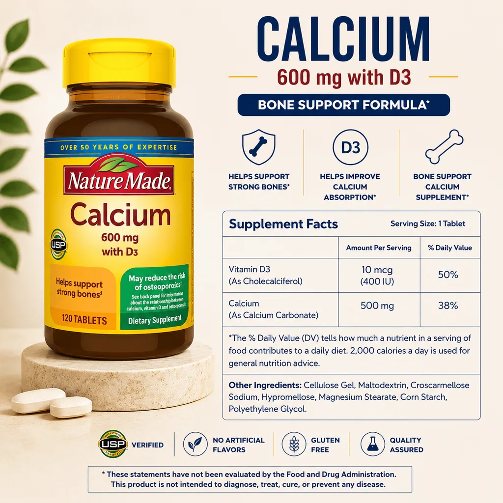Nature Made – Calcium + D3