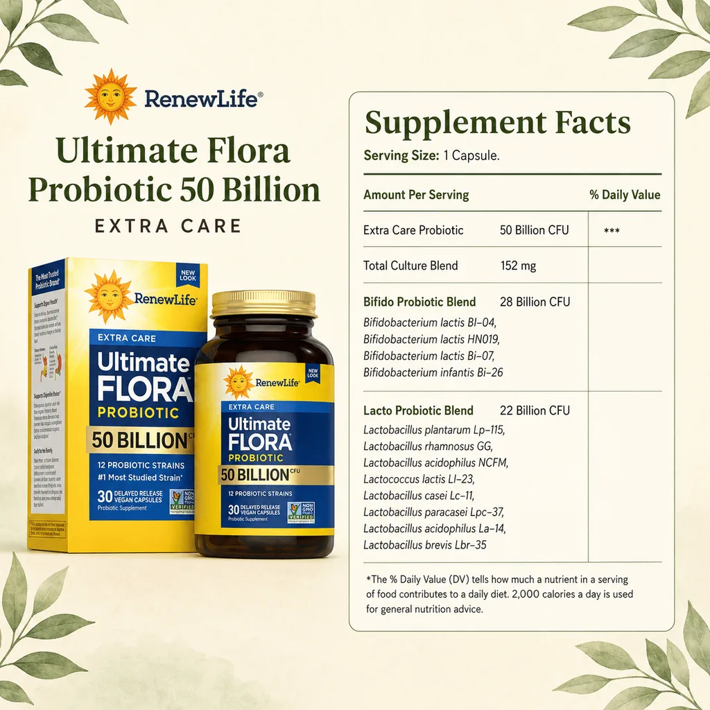 Renew Life Ultimate Flora Probiotic