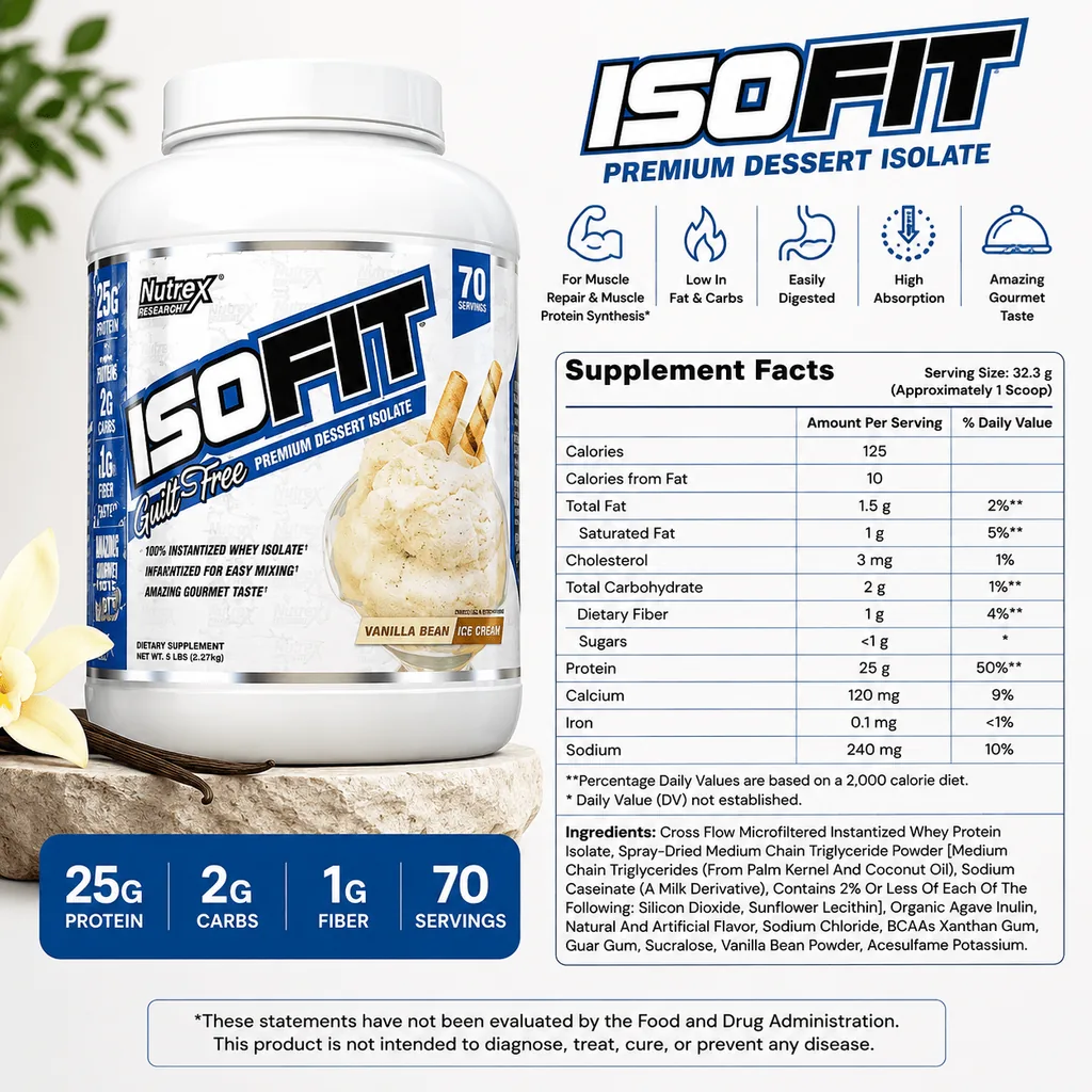 Nutrex Research – Vanilla Bean Ice Cream